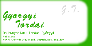 gyorgyi tordai business card
